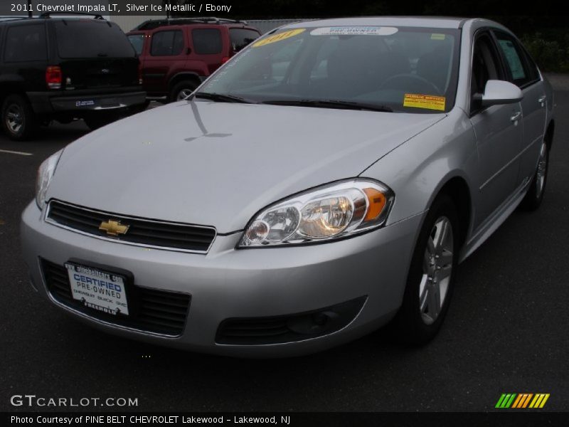 Silver Ice Metallic / Ebony 2011 Chevrolet Impala LT