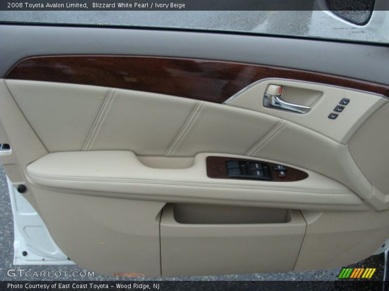 Blizzard White Pearl / Ivory Beige 2008 Toyota Avalon Limited