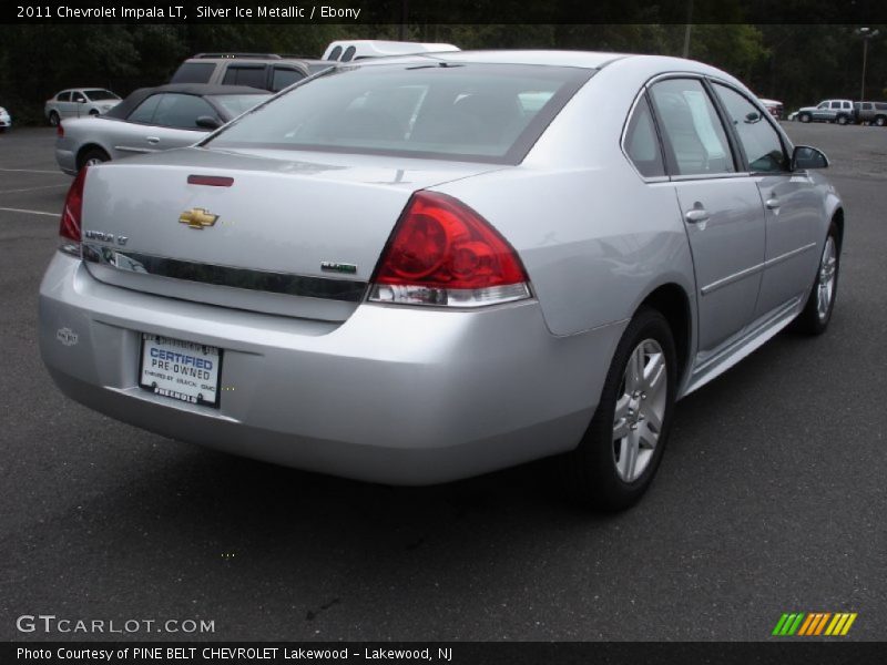Silver Ice Metallic / Ebony 2011 Chevrolet Impala LT