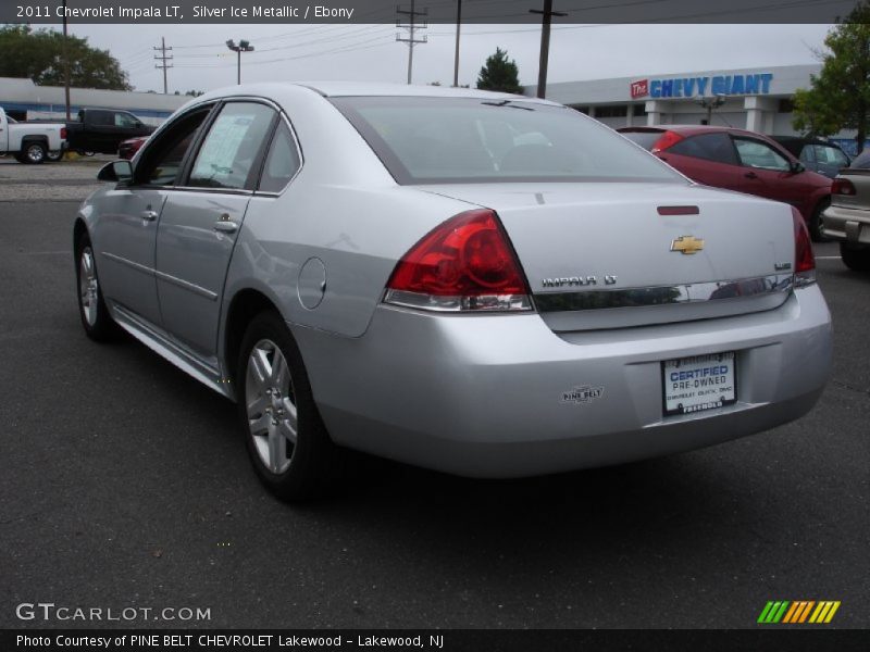 Silver Ice Metallic / Ebony 2011 Chevrolet Impala LT