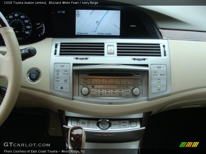 Blizzard White Pearl / Ivory Beige 2008 Toyota Avalon Limited