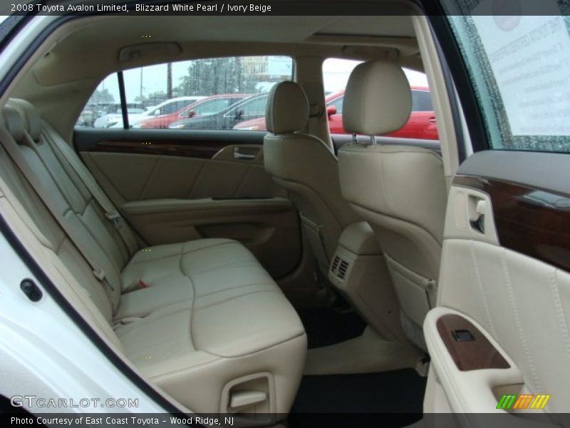 Blizzard White Pearl / Ivory Beige 2008 Toyota Avalon Limited