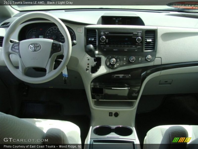 Black / Light Gray 2011 Toyota Sienna LE AWD
