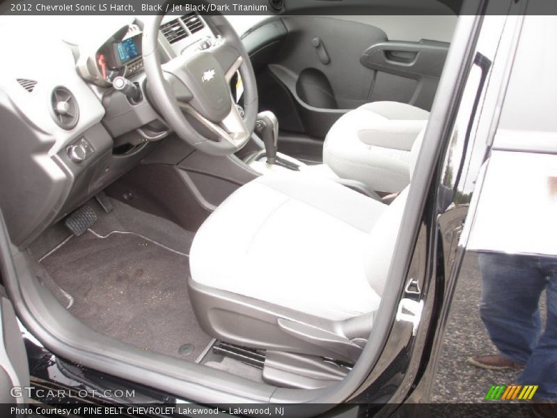 2012 Sonic LS Hatch Jet Black/Dark Titanium Interior