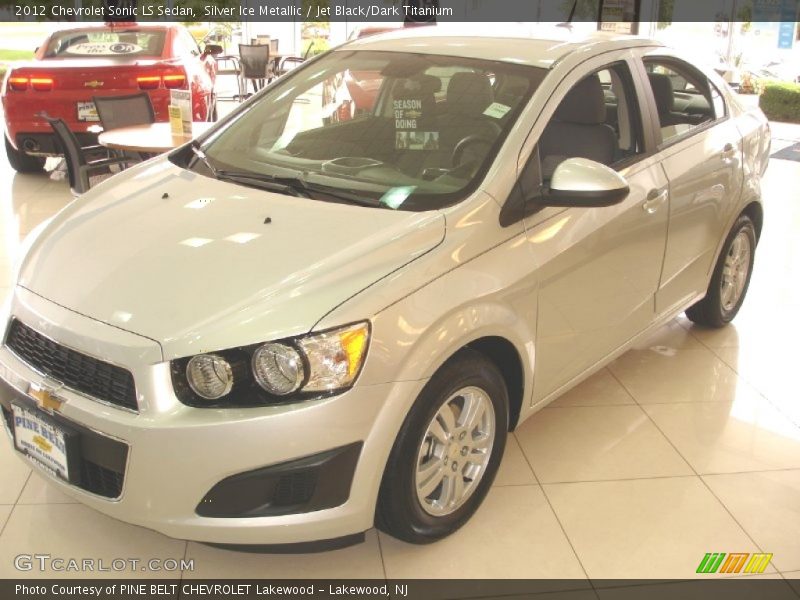 Silver Ice Metallic / Jet Black/Dark Titanium 2012 Chevrolet Sonic LS Sedan