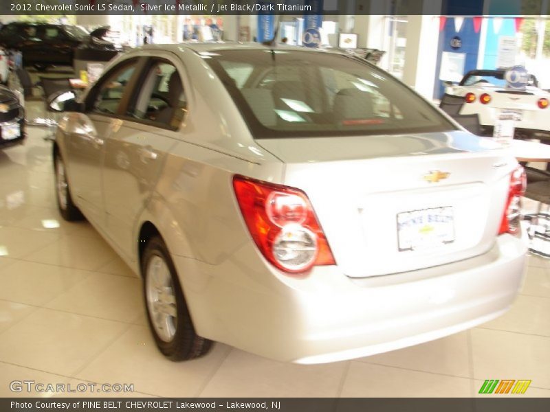 Silver Ice Metallic / Jet Black/Dark Titanium 2012 Chevrolet Sonic LS Sedan