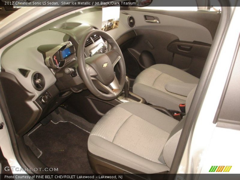 2012 Sonic LS Sedan Jet Black/Dark Titanium Interior