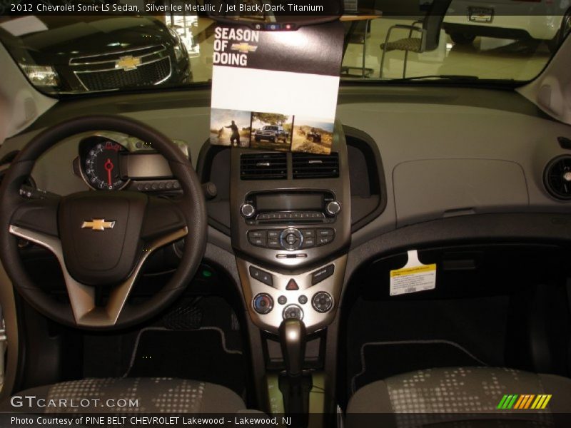 Silver Ice Metallic / Jet Black/Dark Titanium 2012 Chevrolet Sonic LS Sedan