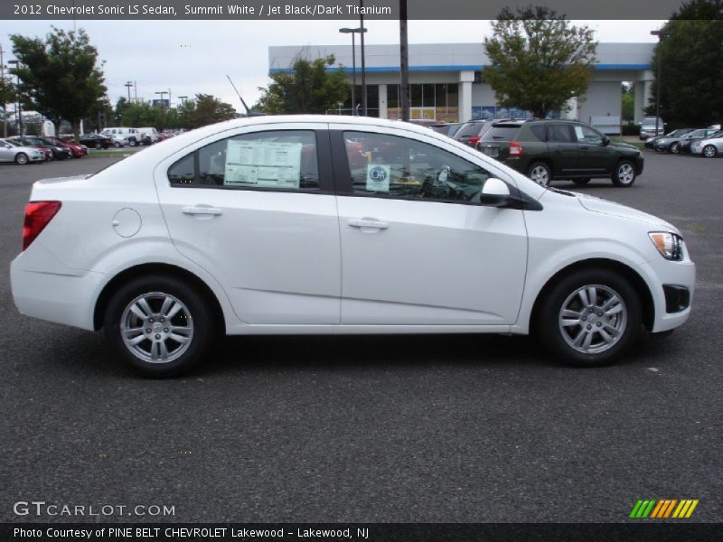  2012 Sonic LS Sedan Summit White