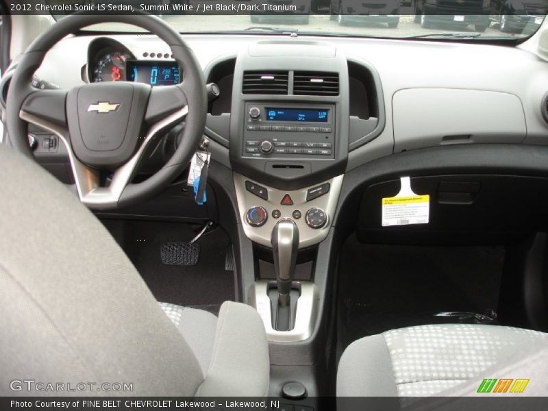 Dashboard of 2012 Sonic LS Sedan