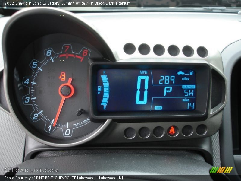  2012 Sonic LS Sedan LS Sedan Gauges