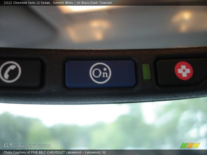 Summit White / Jet Black/Dark Titanium 2012 Chevrolet Sonic LS Sedan