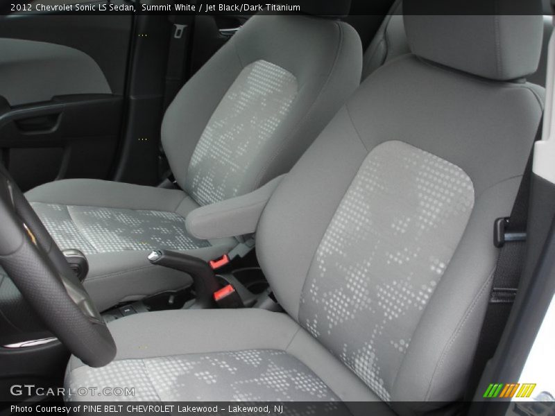  2012 Sonic LS Sedan Jet Black/Dark Titanium Interior