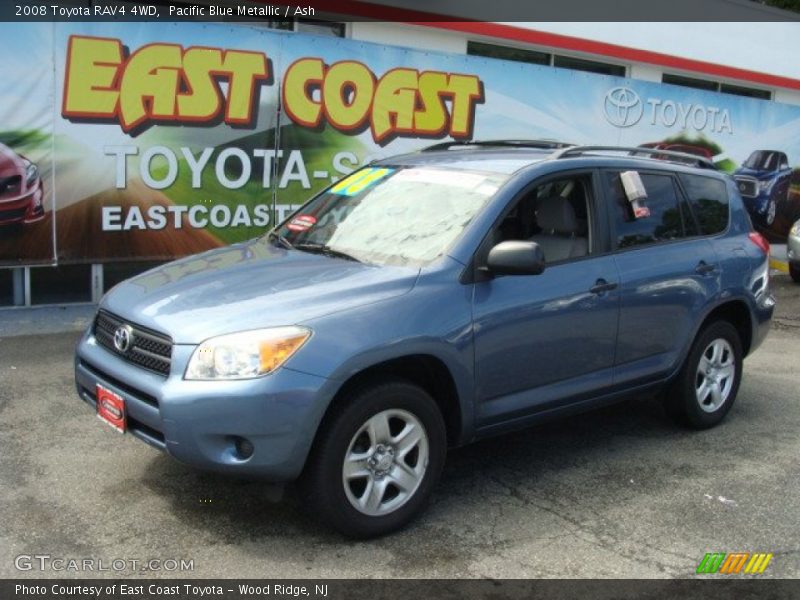 Pacific Blue Metallic / Ash 2008 Toyota RAV4 4WD
