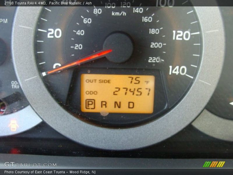 Pacific Blue Metallic / Ash 2008 Toyota RAV4 4WD