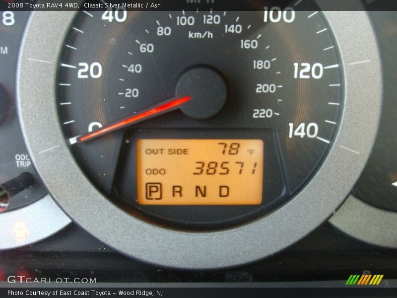 Classic Silver Metallic / Ash 2008 Toyota RAV4 4WD