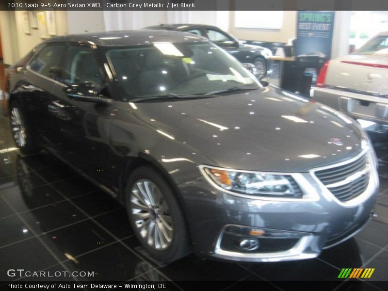 Carbon Grey Metallic / Jet Black 2010 Saab 9-5 Aero Sedan XWD