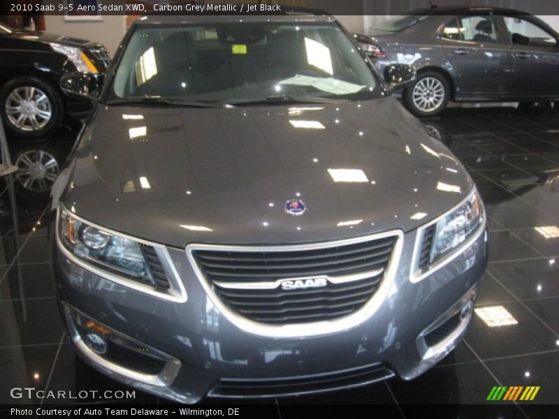 Carbon Grey Metallic / Jet Black 2010 Saab 9-5 Aero Sedan XWD