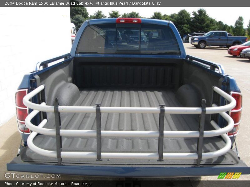 Atlantic Blue Pearl / Dark Slate Gray 2004 Dodge Ram 1500 Laramie Quad Cab 4x4