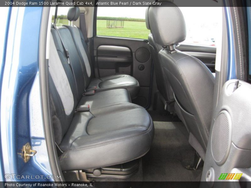Atlantic Blue Pearl / Dark Slate Gray 2004 Dodge Ram 1500 Laramie Quad Cab 4x4