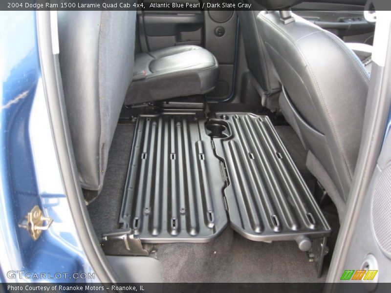 Atlantic Blue Pearl / Dark Slate Gray 2004 Dodge Ram 1500 Laramie Quad Cab 4x4