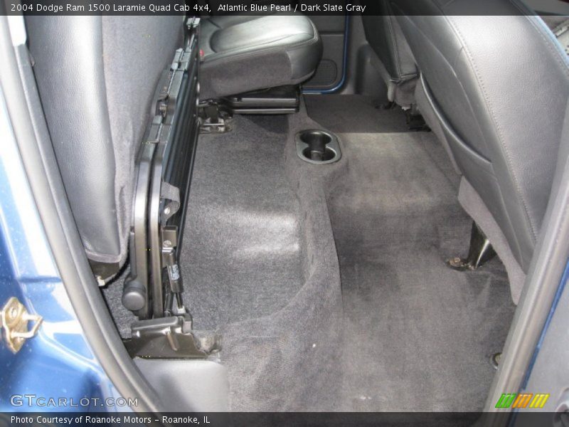 Atlantic Blue Pearl / Dark Slate Gray 2004 Dodge Ram 1500 Laramie Quad Cab 4x4