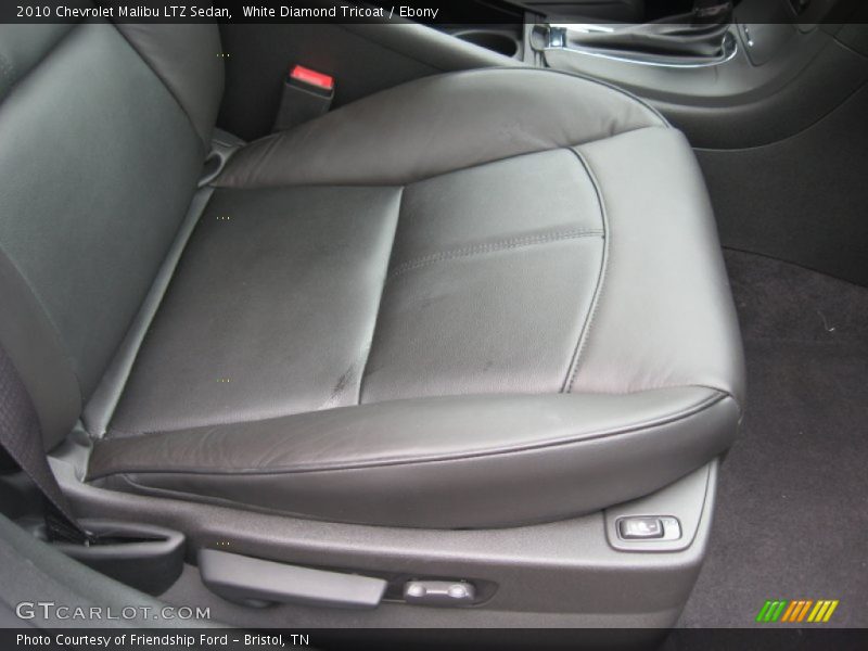 White Diamond Tricoat / Ebony 2010 Chevrolet Malibu LTZ Sedan