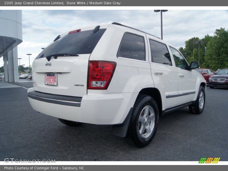 Stone White / Medium Slate Gray 2005 Jeep Grand Cherokee Limited
