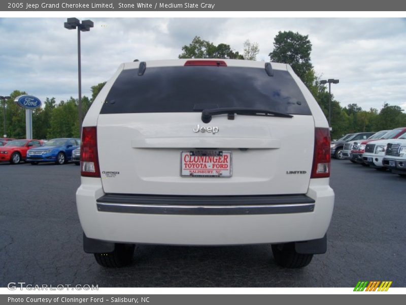 Stone White / Medium Slate Gray 2005 Jeep Grand Cherokee Limited