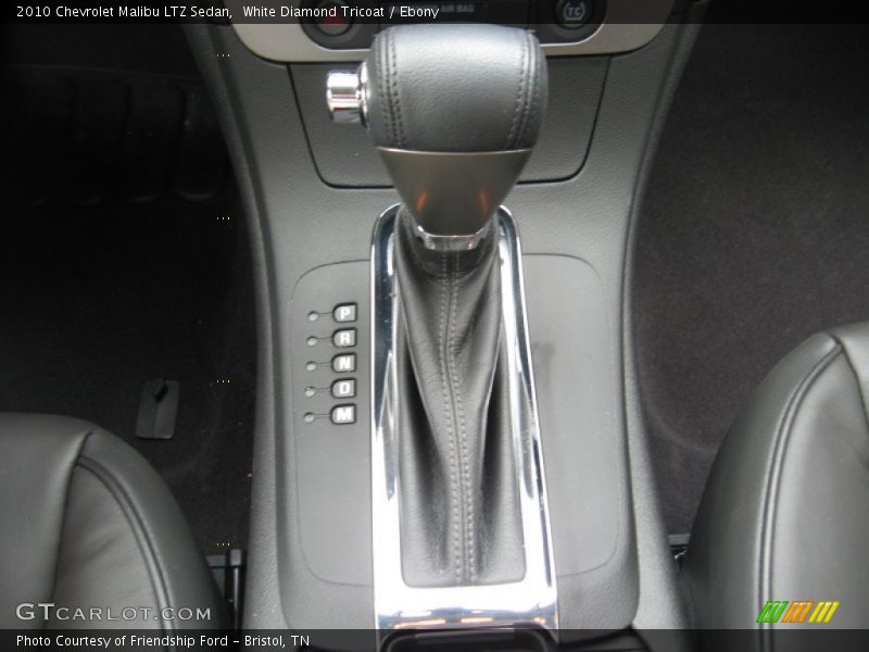 White Diamond Tricoat / Ebony 2010 Chevrolet Malibu LTZ Sedan