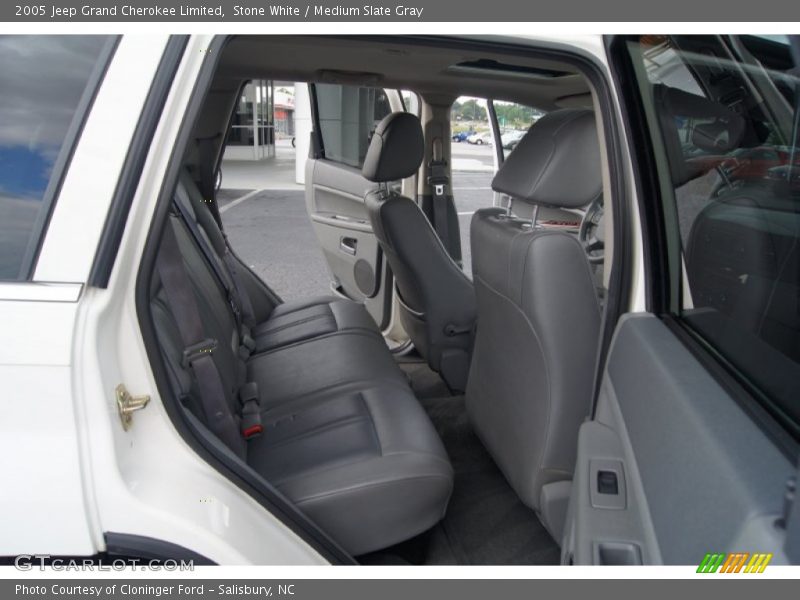 Stone White / Medium Slate Gray 2005 Jeep Grand Cherokee Limited