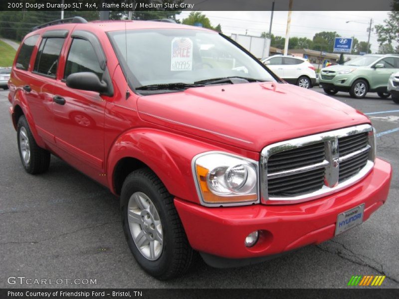 Flame Red / Medium Slate Gray 2005 Dodge Durango SLT 4x4