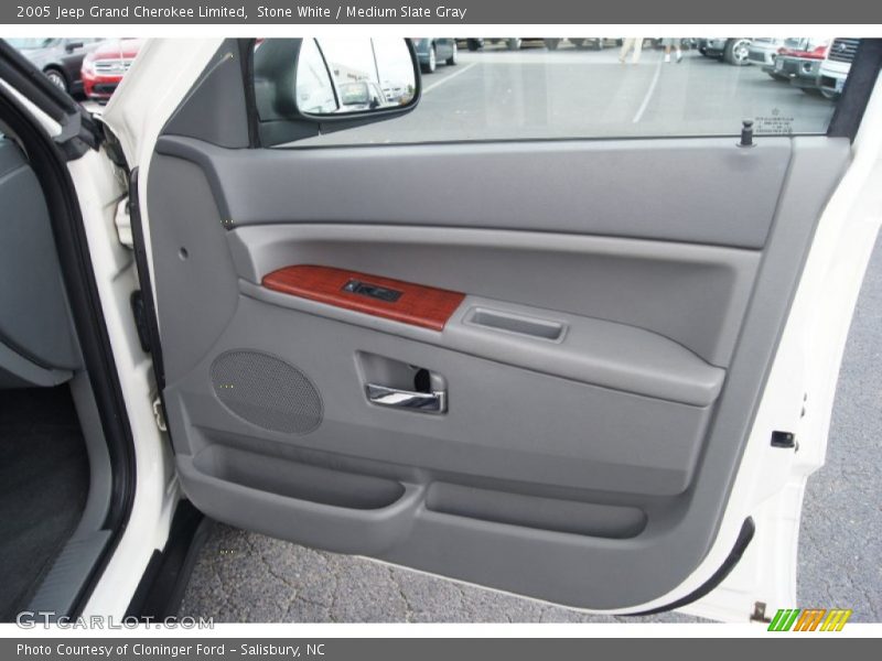 Stone White / Medium Slate Gray 2005 Jeep Grand Cherokee Limited