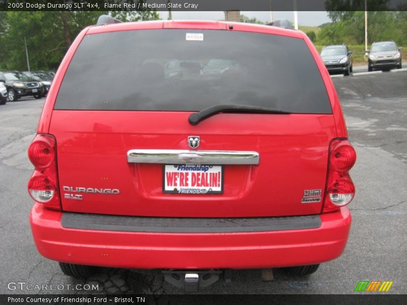 Flame Red / Medium Slate Gray 2005 Dodge Durango SLT 4x4