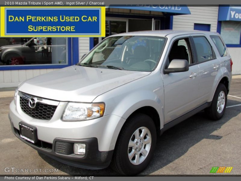 Ingot Silver / Charcoal 2010 Mazda Tribute i Sport AWD