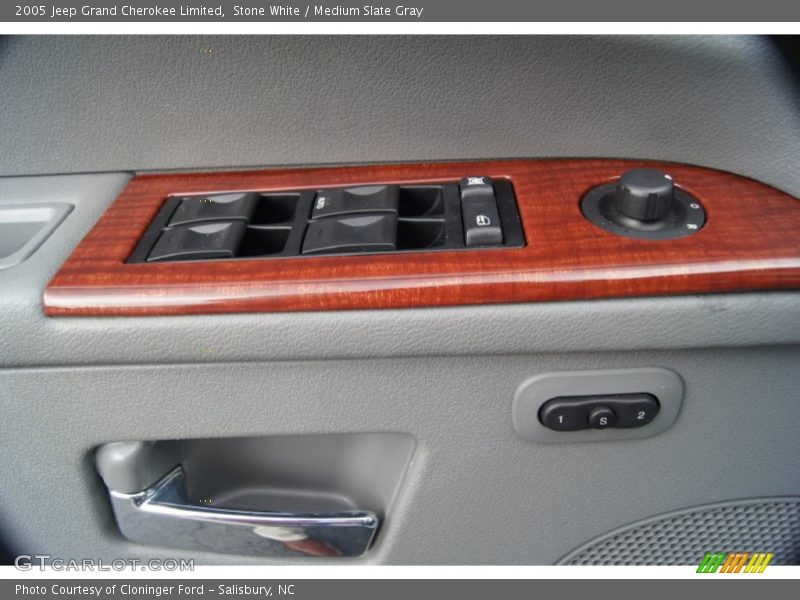 Stone White / Medium Slate Gray 2005 Jeep Grand Cherokee Limited