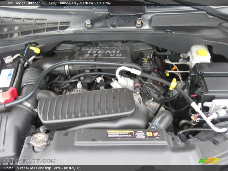 Flame Red / Medium Slate Gray 2005 Dodge Durango SLT 4x4