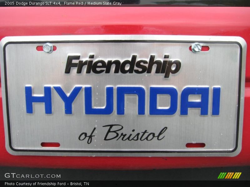 Flame Red / Medium Slate Gray 2005 Dodge Durango SLT 4x4