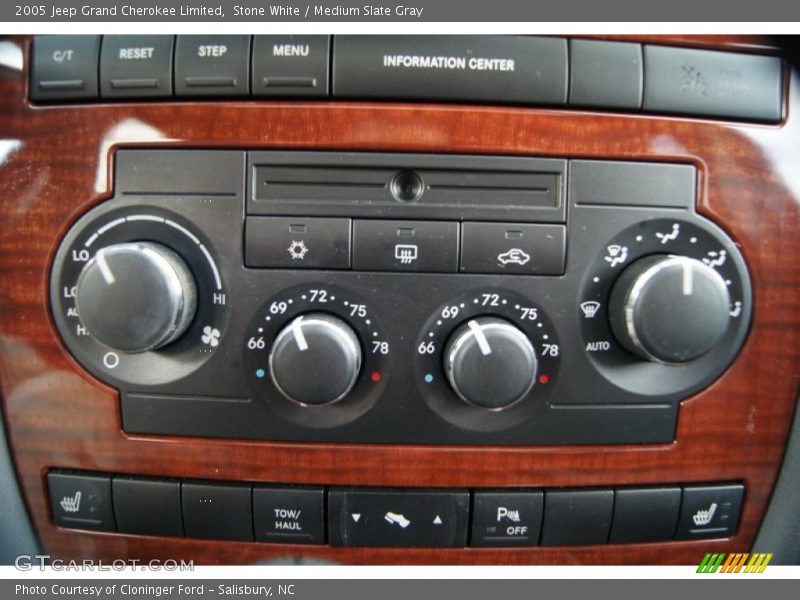 Controls of 2005 Grand Cherokee Limited