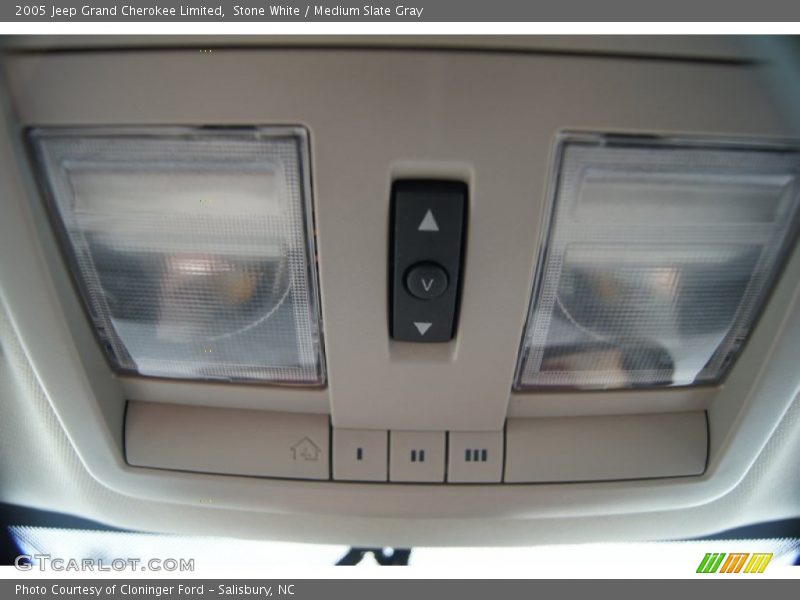 Stone White / Medium Slate Gray 2005 Jeep Grand Cherokee Limited