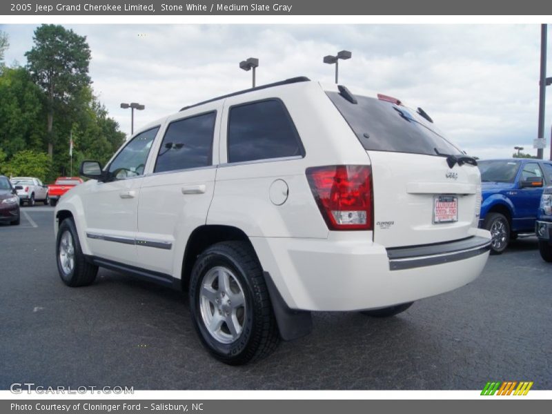 Stone White / Medium Slate Gray 2005 Jeep Grand Cherokee Limited