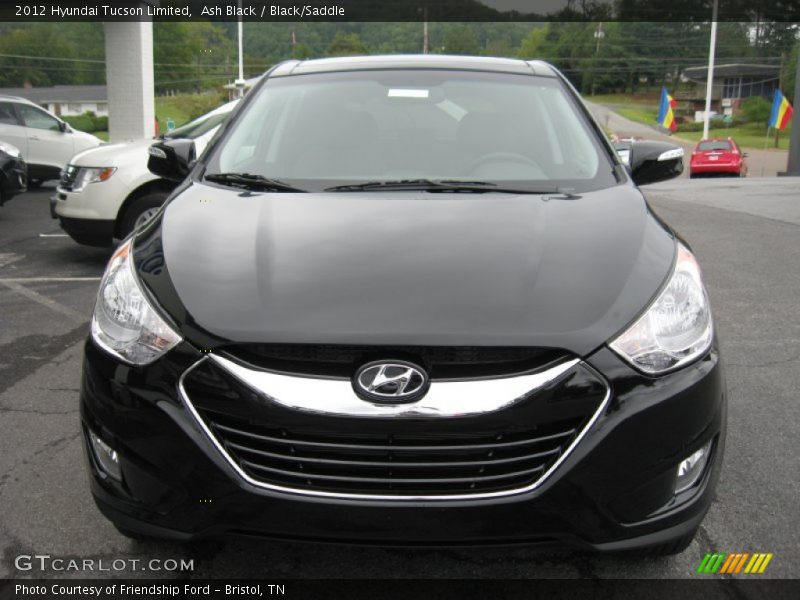 Ash Black / Black/Saddle 2012 Hyundai Tucson Limited