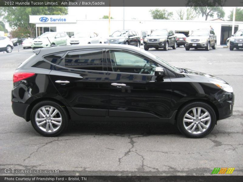 Ash Black / Black/Saddle 2012 Hyundai Tucson Limited