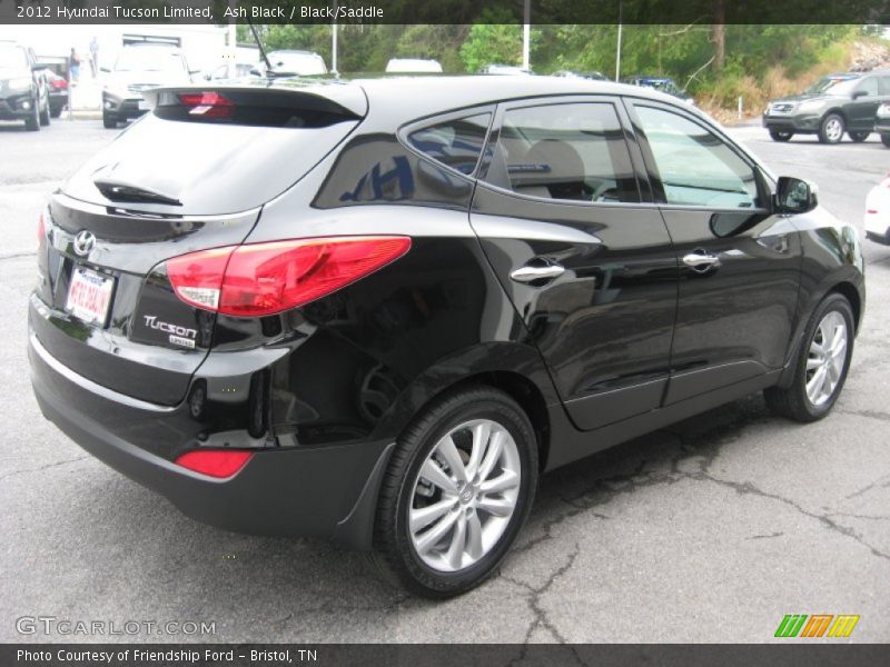 Ash Black / Black/Saddle 2012 Hyundai Tucson Limited