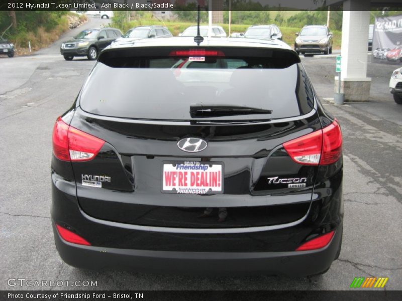 Ash Black / Black/Saddle 2012 Hyundai Tucson Limited