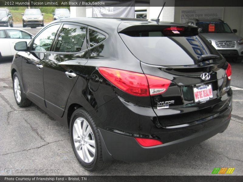 Ash Black / Black/Saddle 2012 Hyundai Tucson Limited