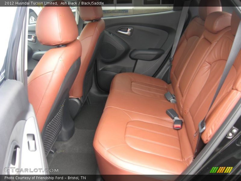  2012 Tucson Limited Black/Saddle Interior