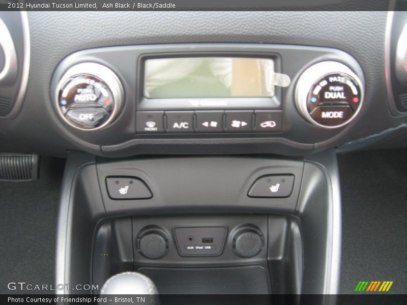 Controls of 2012 Tucson Limited