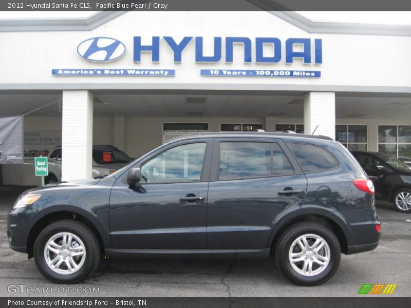  2012 Santa Fe GLS Pacific Blue Pearl