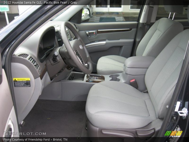  2012 Santa Fe GLS Gray Interior